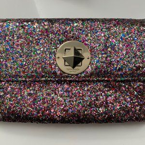 Kate Spade Rainbow Glitter Clutch - Beautiful!!